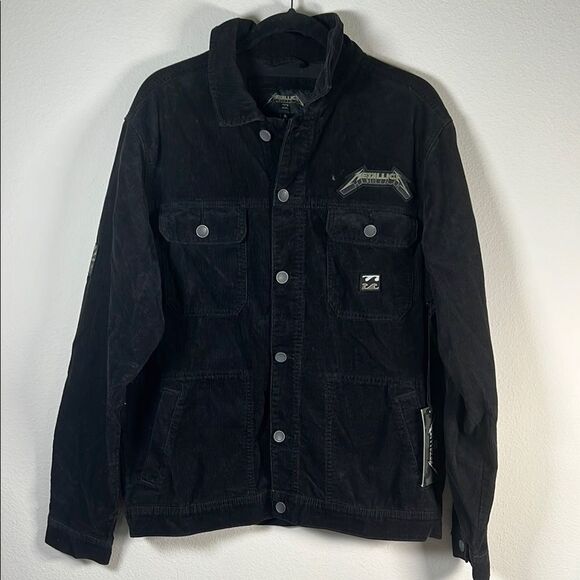Billabong Metallica Black Album Jacket L - Picture 2 of 9
